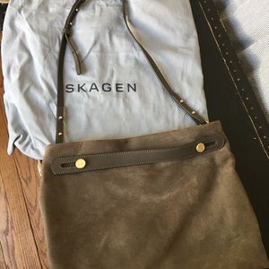 Skagen suede bag